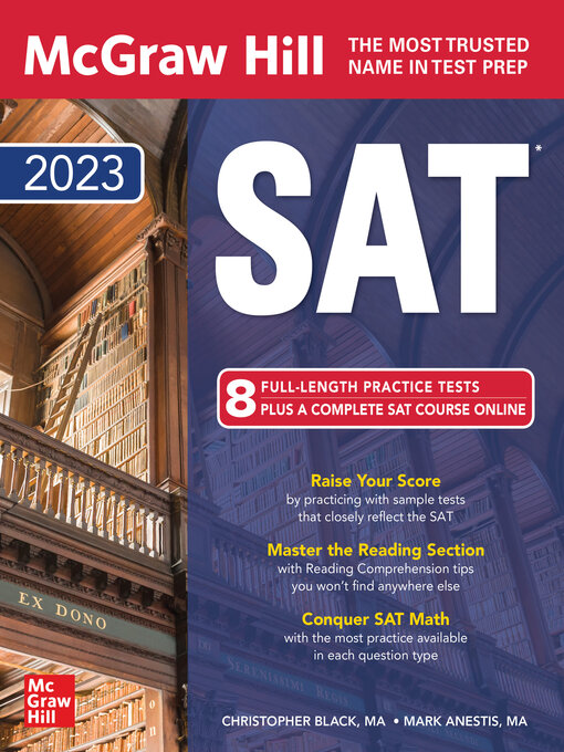 Title details for McGraw Hill SAT 2023 by Christopher Black - Wait list